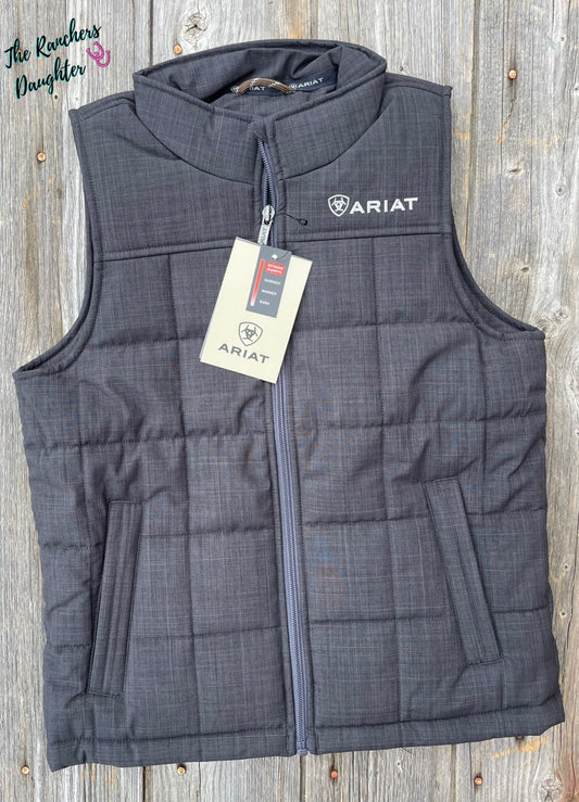 Ariat Youth Phantom Heather Crius Insulated Vest