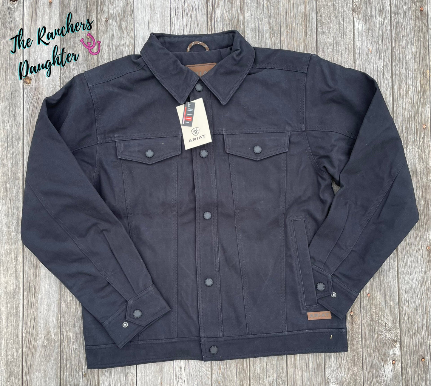 Ariat Men's Black Canvas Rancher Jacket