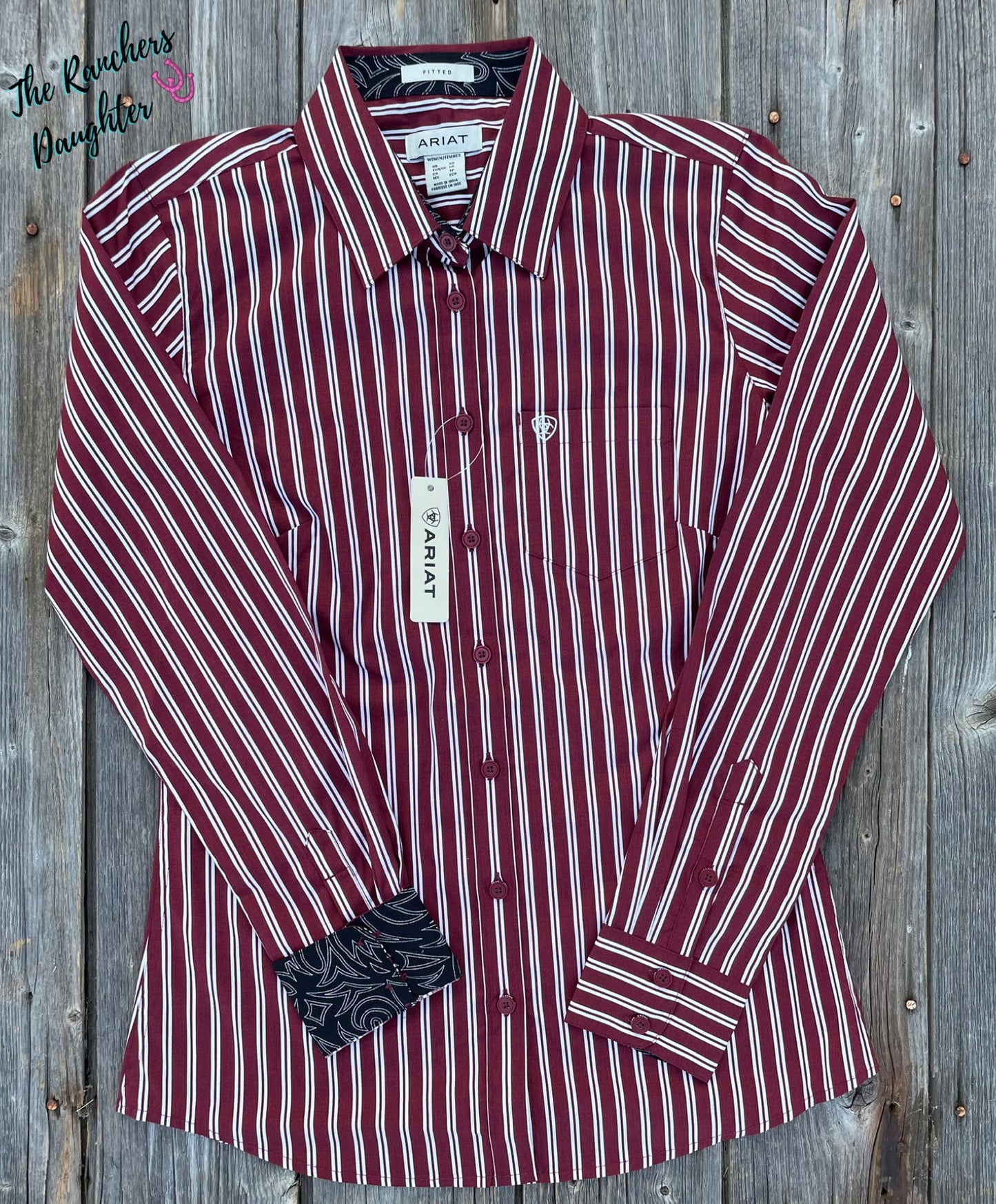 Ariat Women's Cabernet Stripe Kirby Shirt