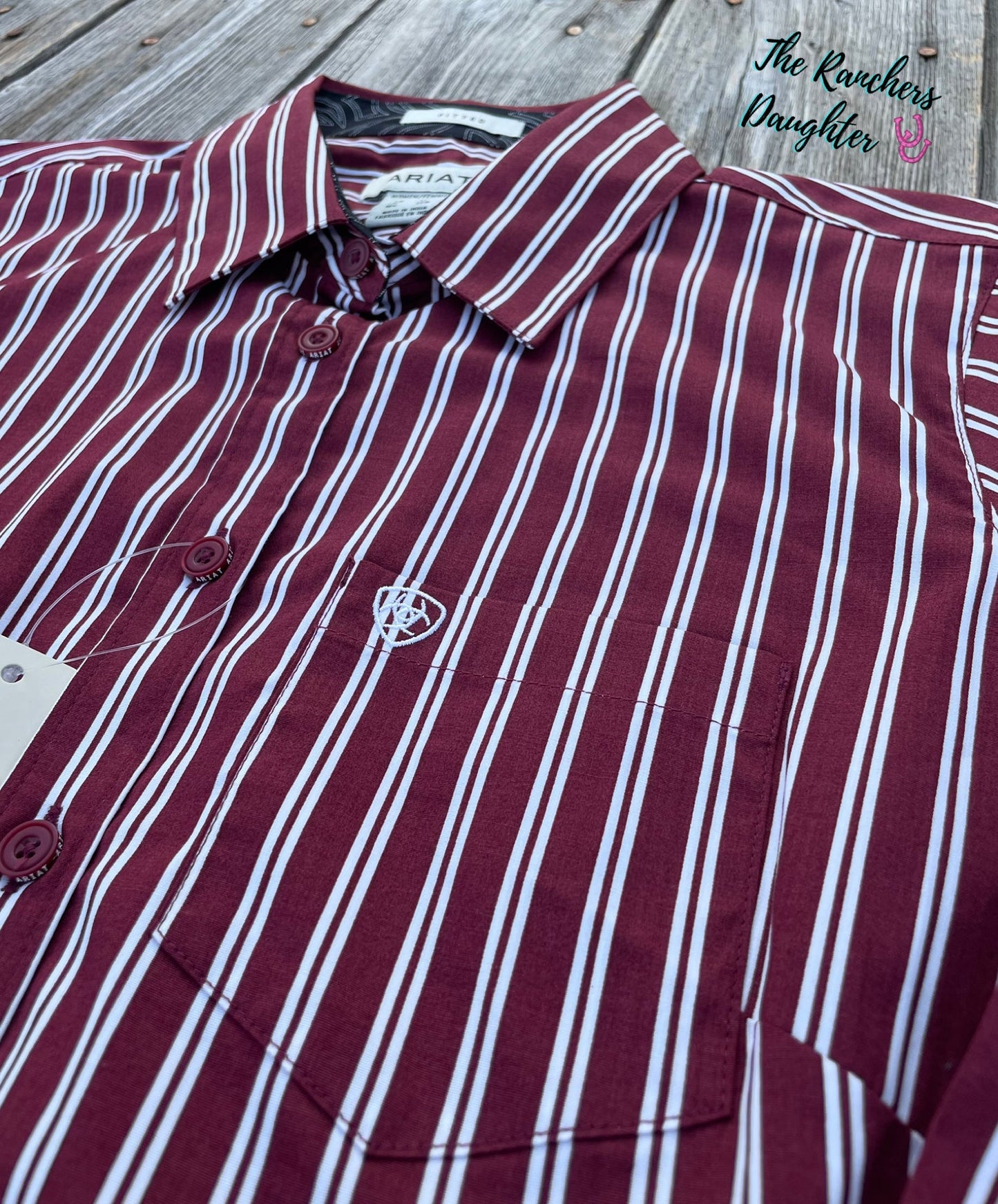 Ariat Women's Cabernet Stripe Kirby Shirt