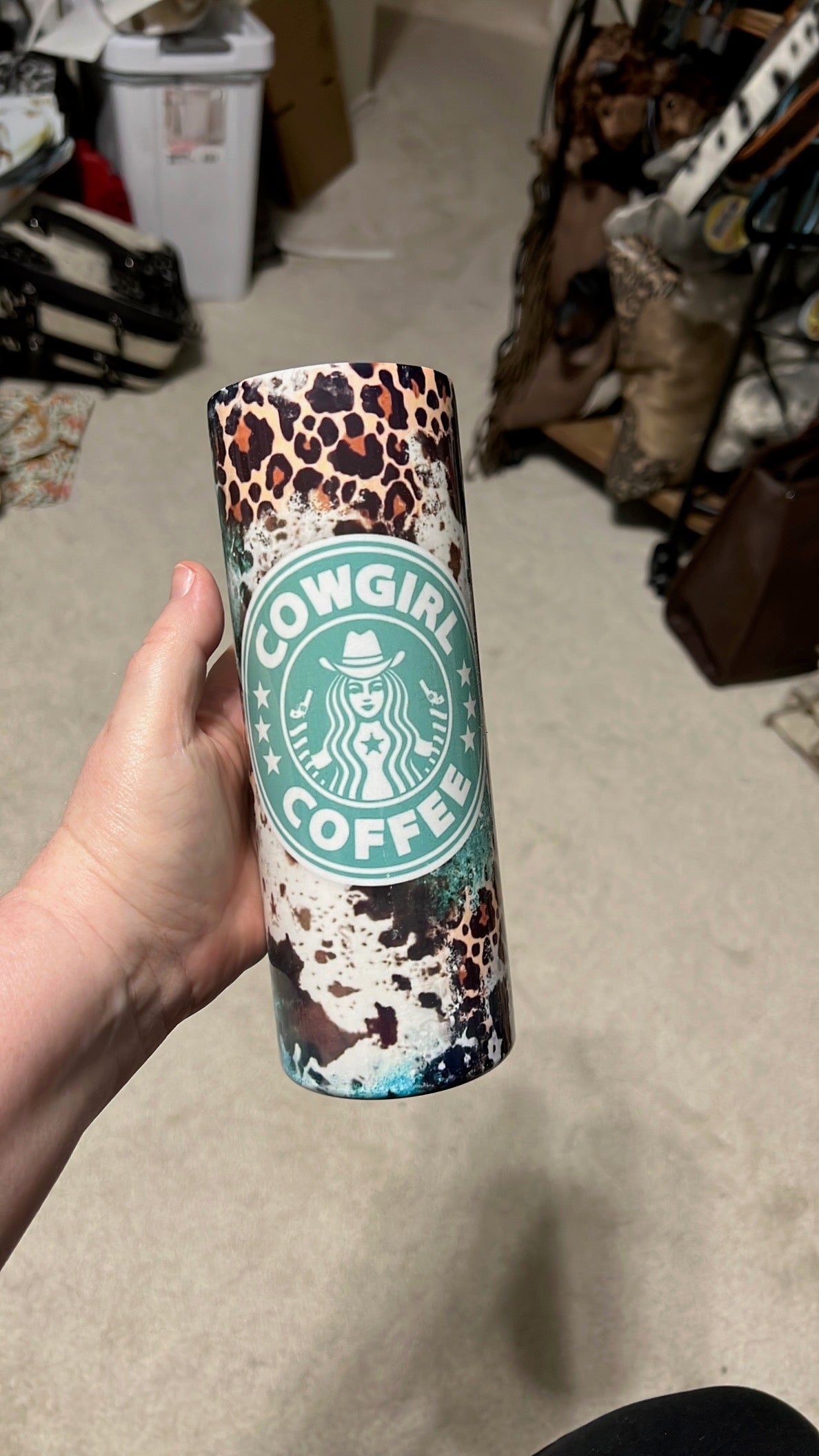Cowgirl Coffee 20 oz Insulated Tumbler