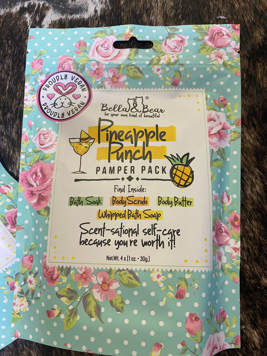 Pamper Pack and Travel Packs