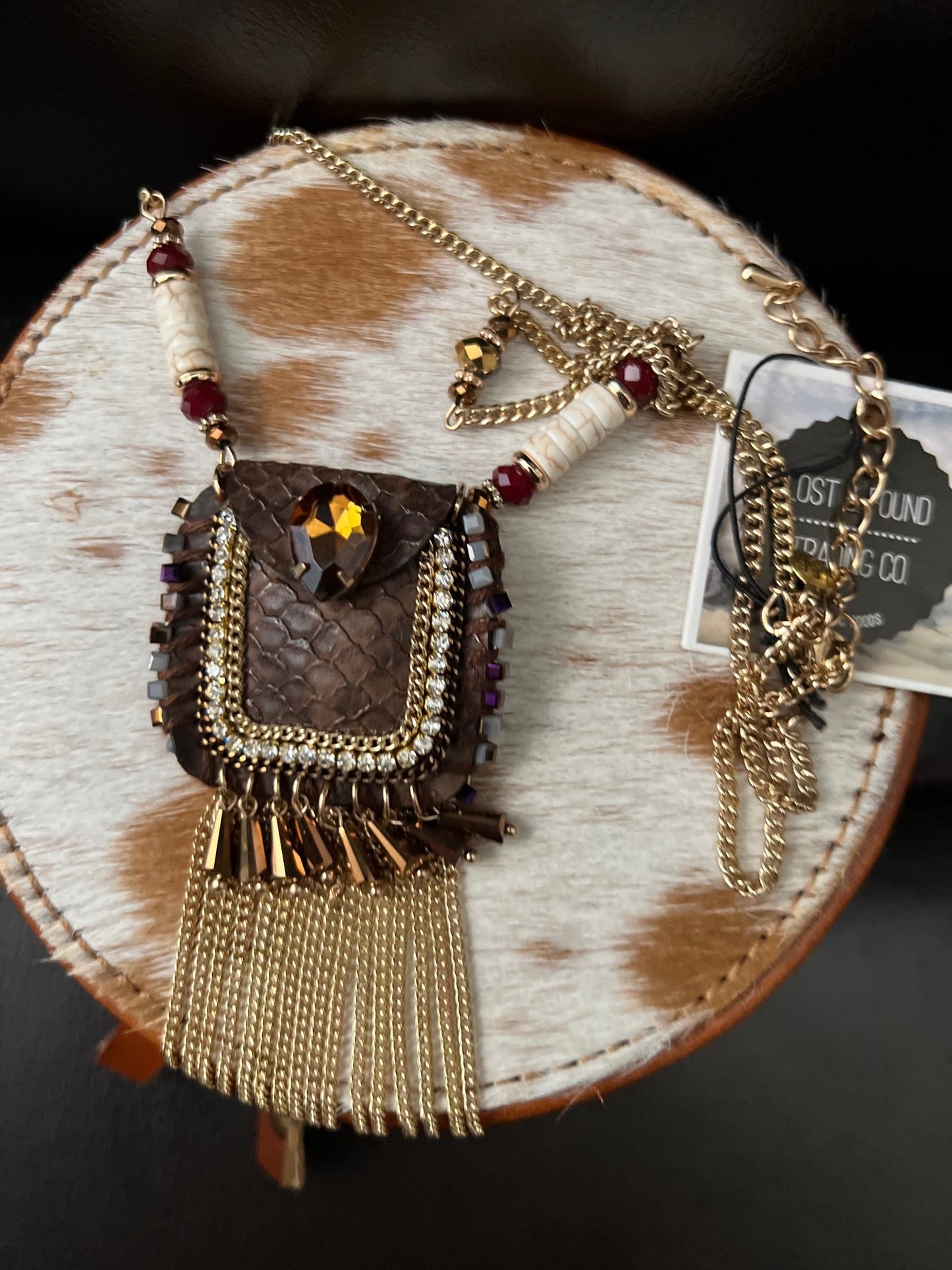 Native American Inspired Necklace and Earring Set