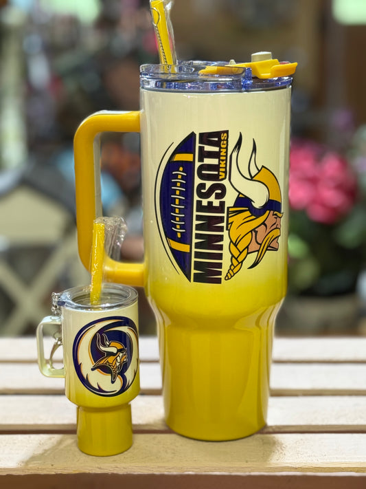 40 oz Big Swig Tumbler with Matching Key Chain Tumbler Stainless Steel
