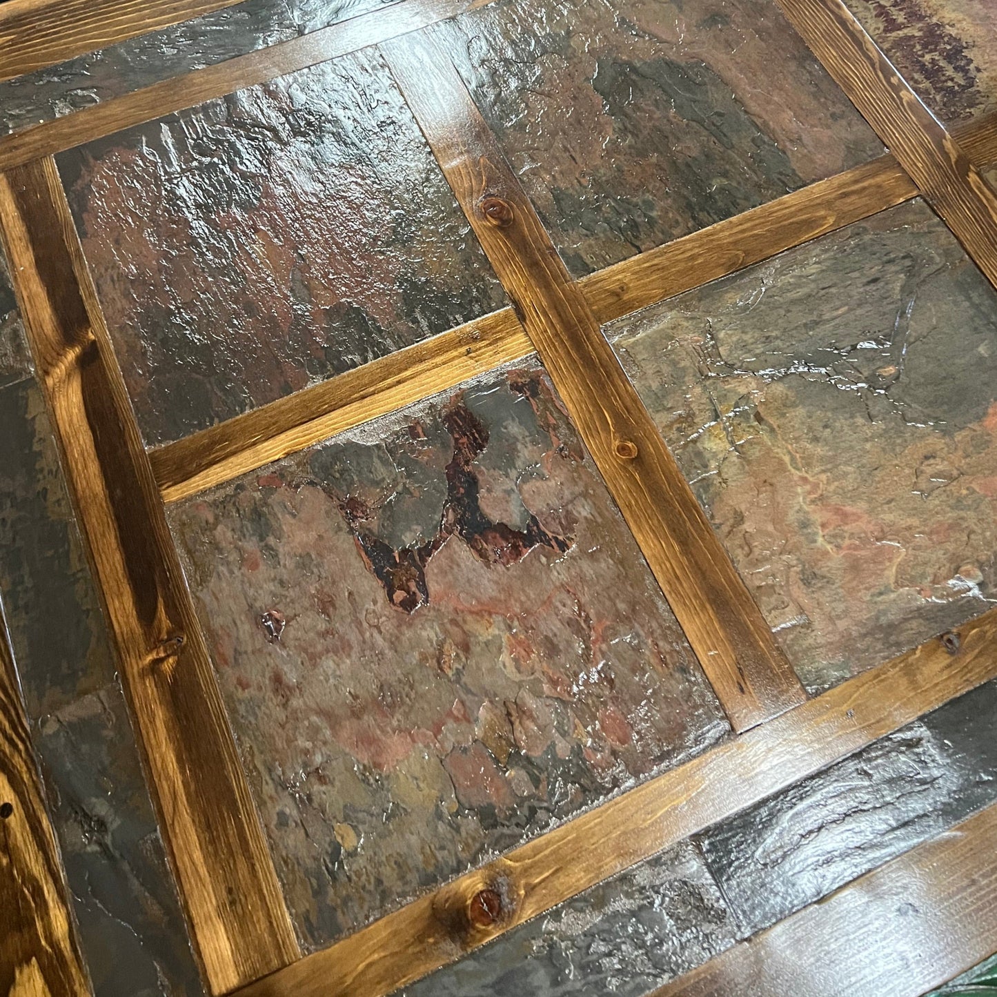 Southwest 6' Dining Table and 6 Southwest Chairs