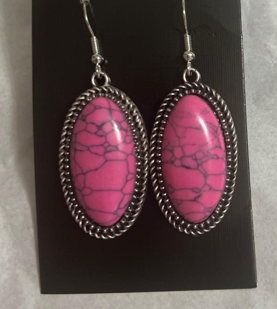 Western Oval Fashion Earrings