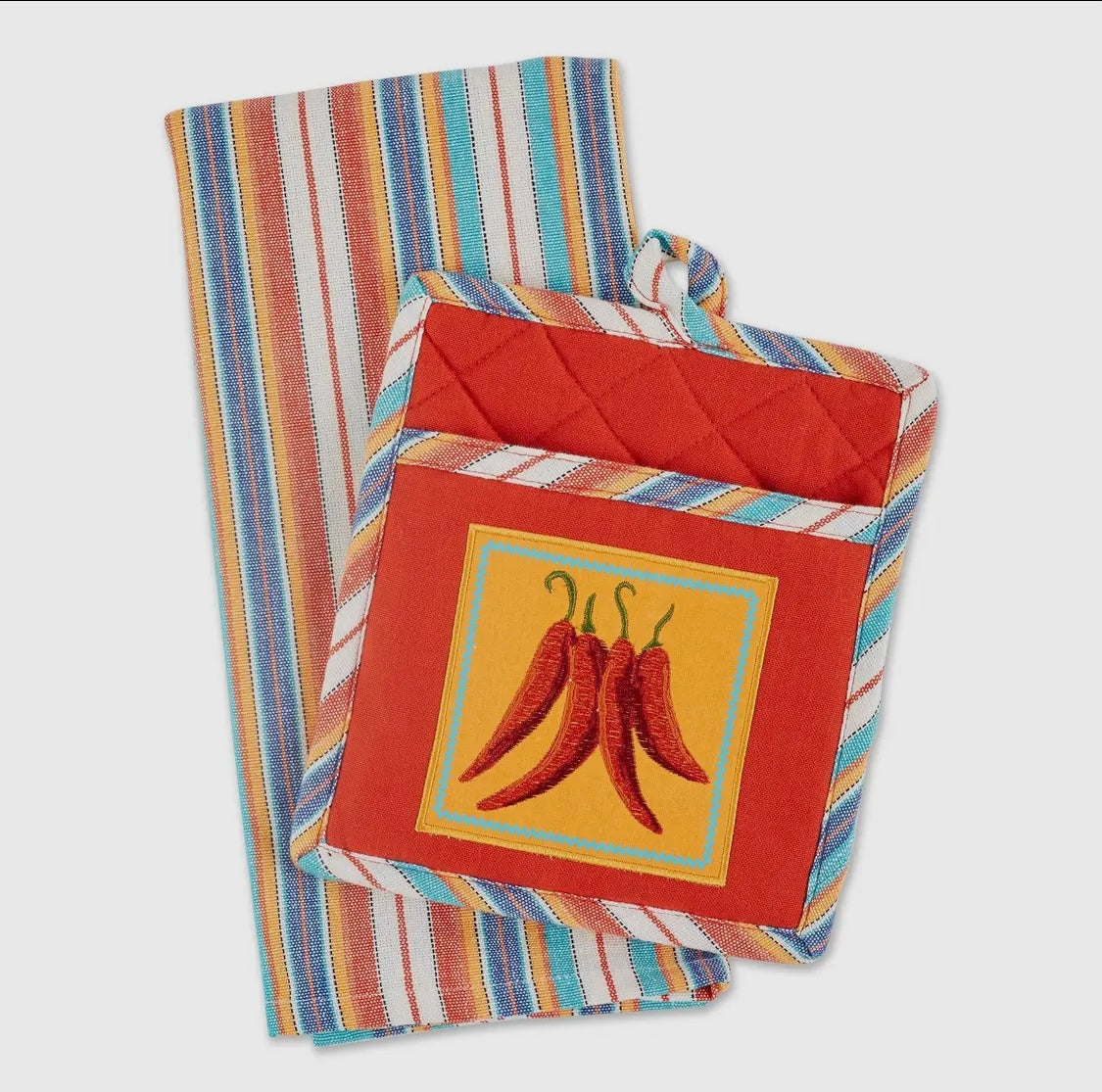 Western Dish Towels and Pot Holder Gift Sets