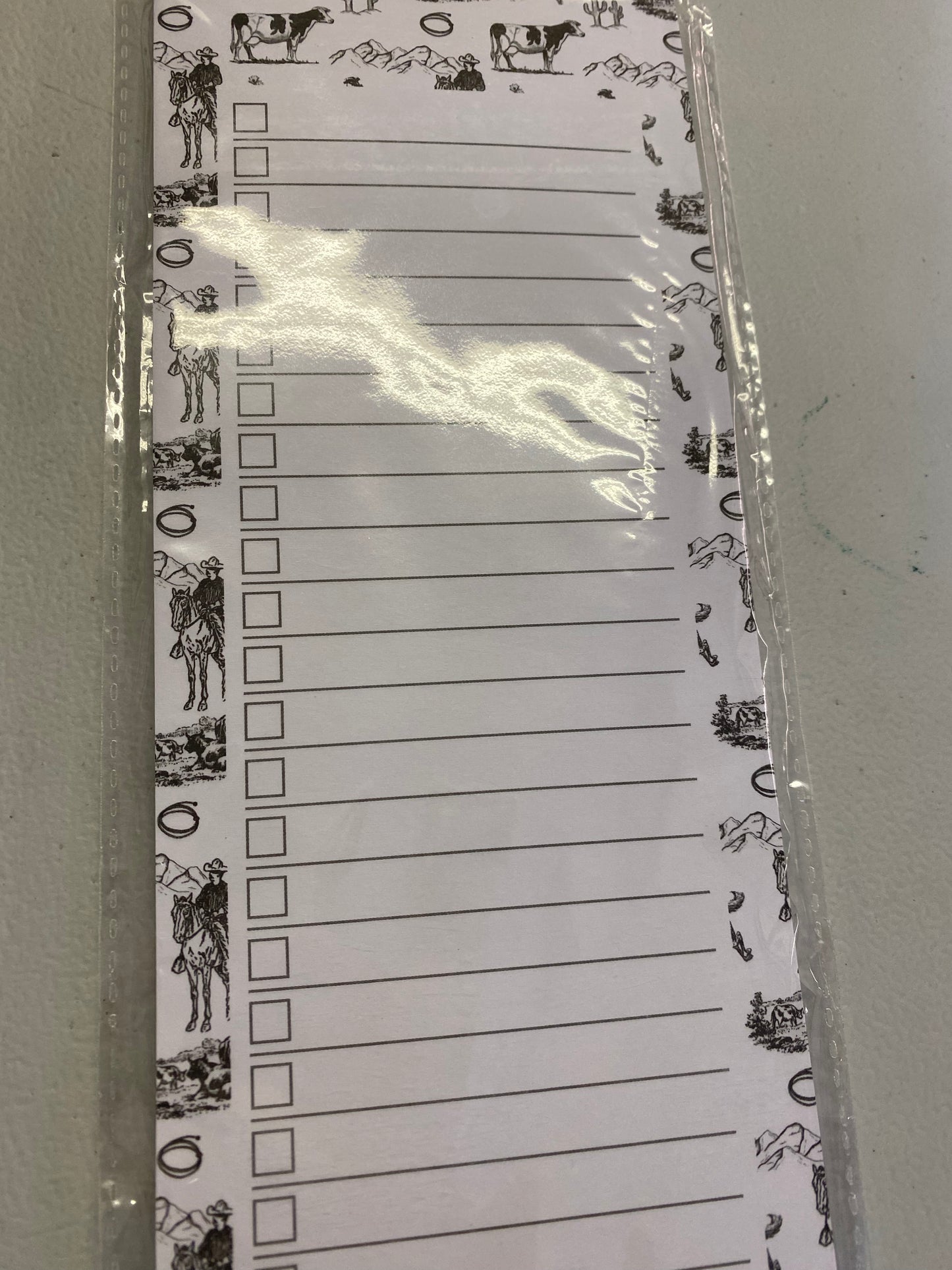 Western To Do Magnetic Lists