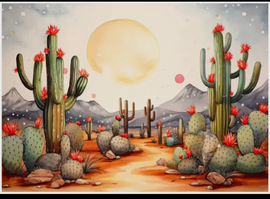 Desert Impressions and Serenades Natures Beaty Greeting Cards