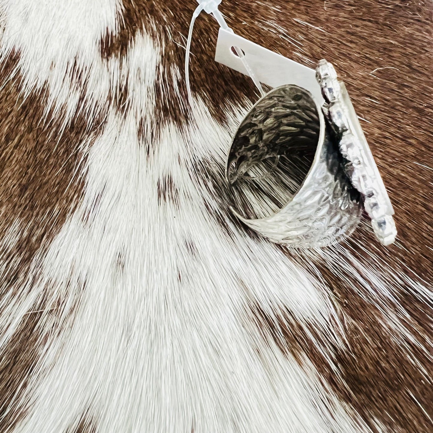 Sandra Ling Design - Sparkle Buffalo Coin Cuff Ring