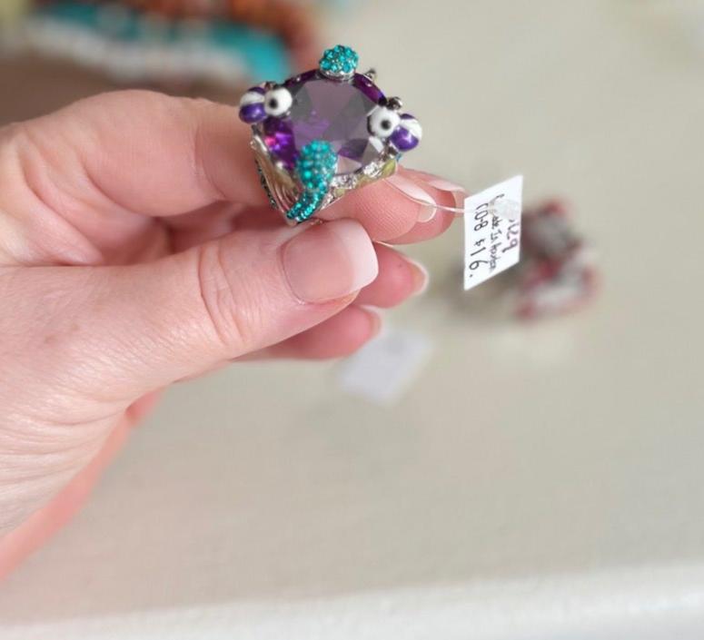 Sandra Ling - Ladybug Cocktail Rings