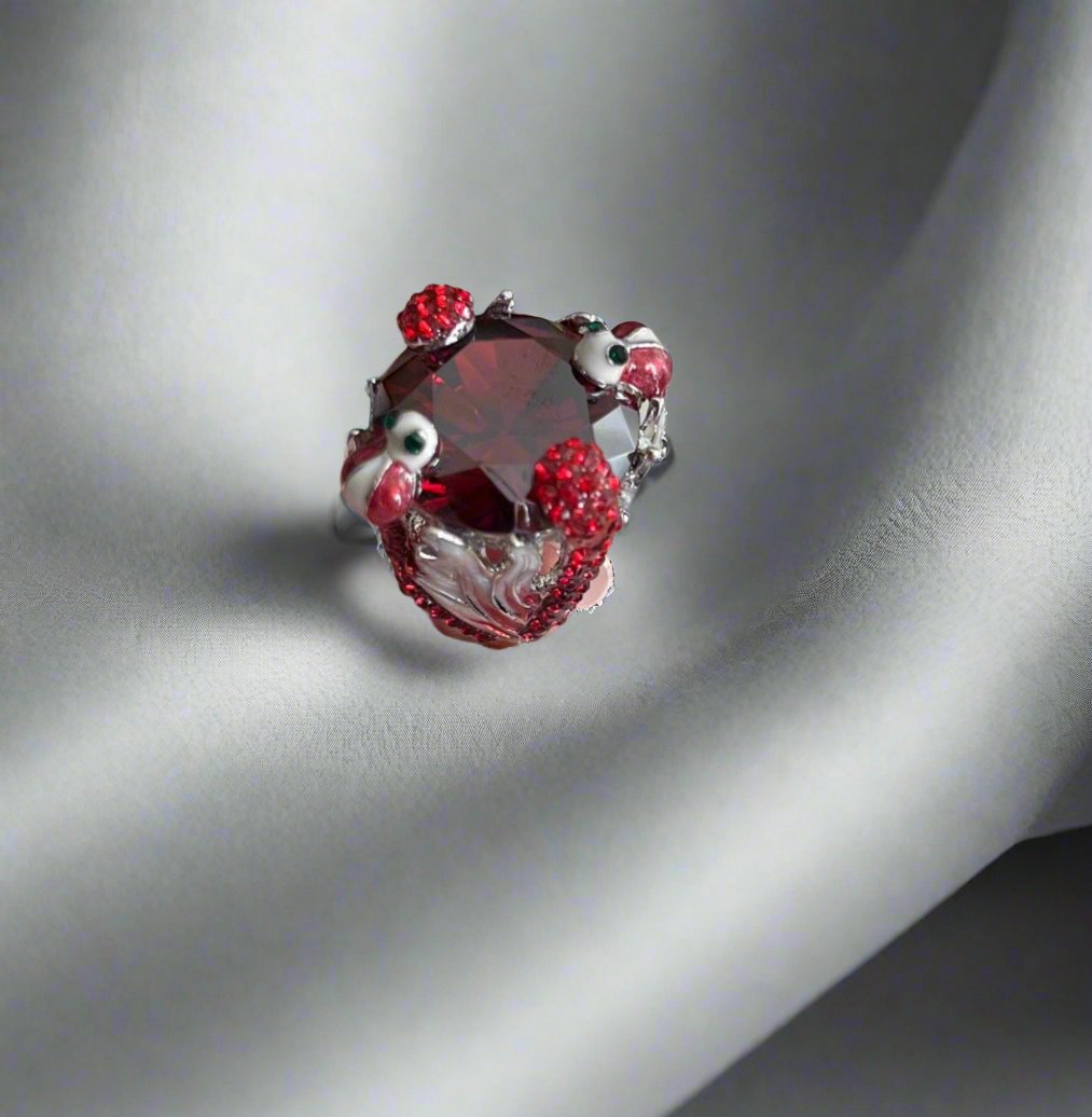 Sandra Ling - Ladybug Cocktail Rings