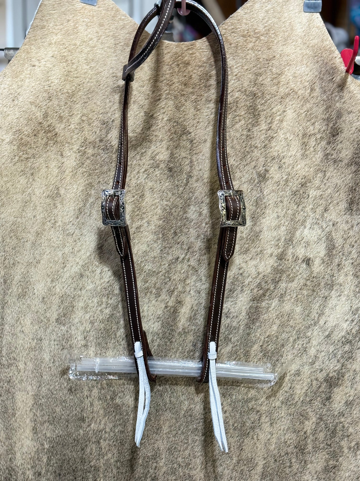 Genuine Leather Tie End Headstalls