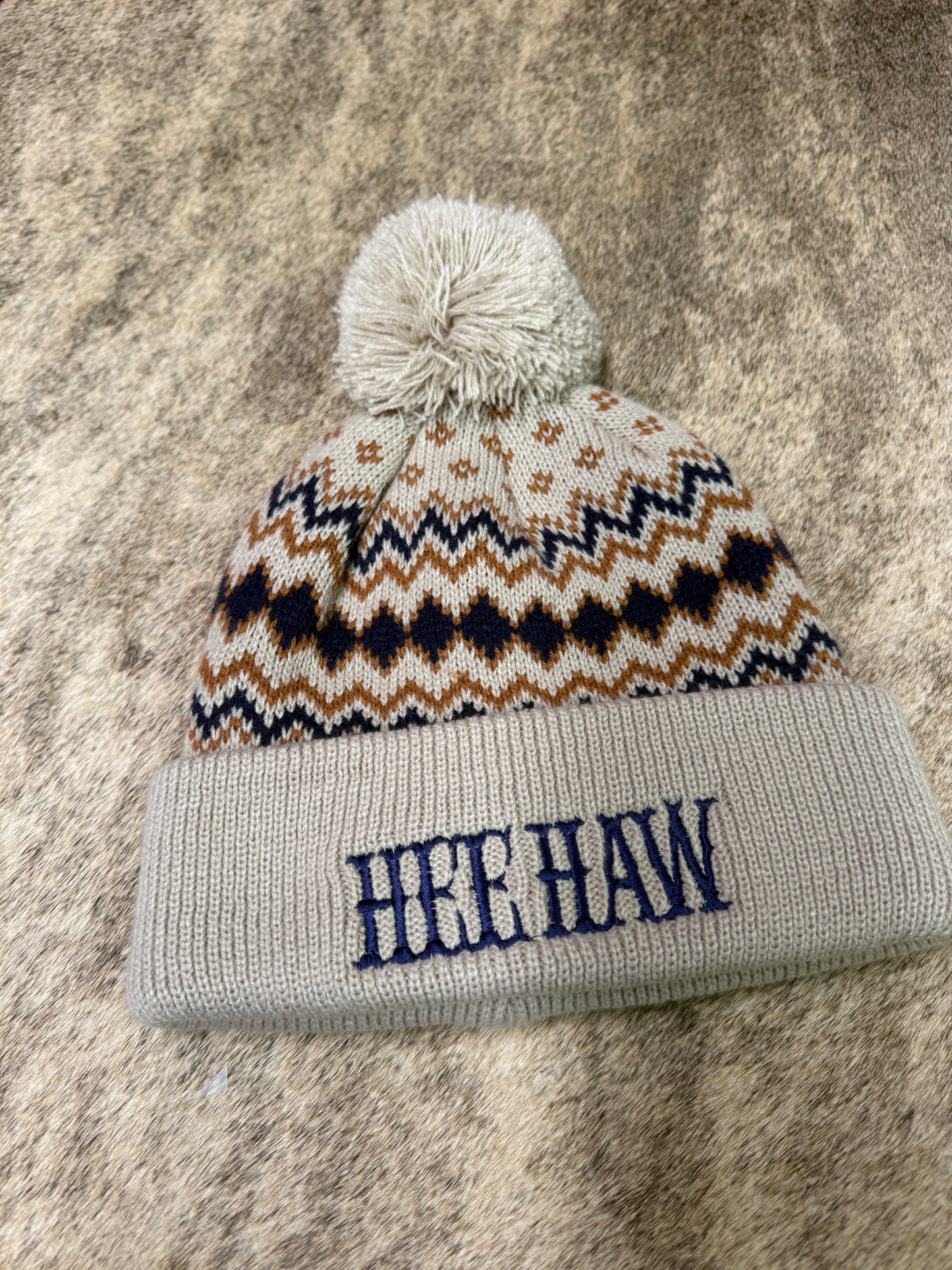 Exclusive Barn Star Swag Embroidered Stocking Hats