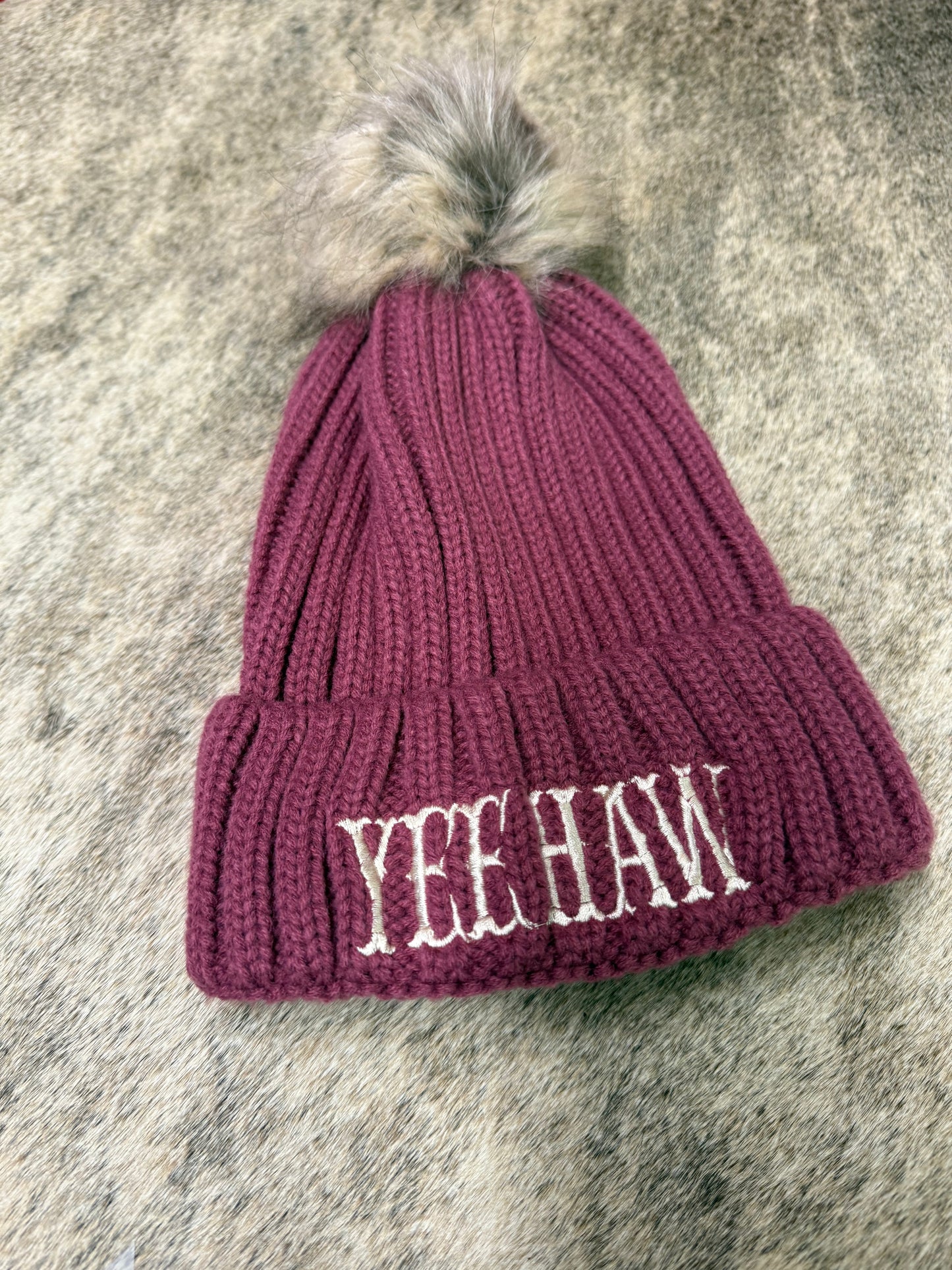Exclusive Barn Star Swag Embroidered Stocking Hats