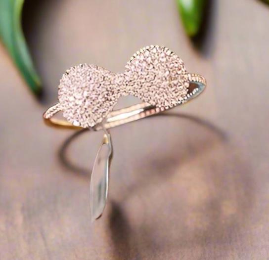 Bow Tie Glitz Cuff Bracelet