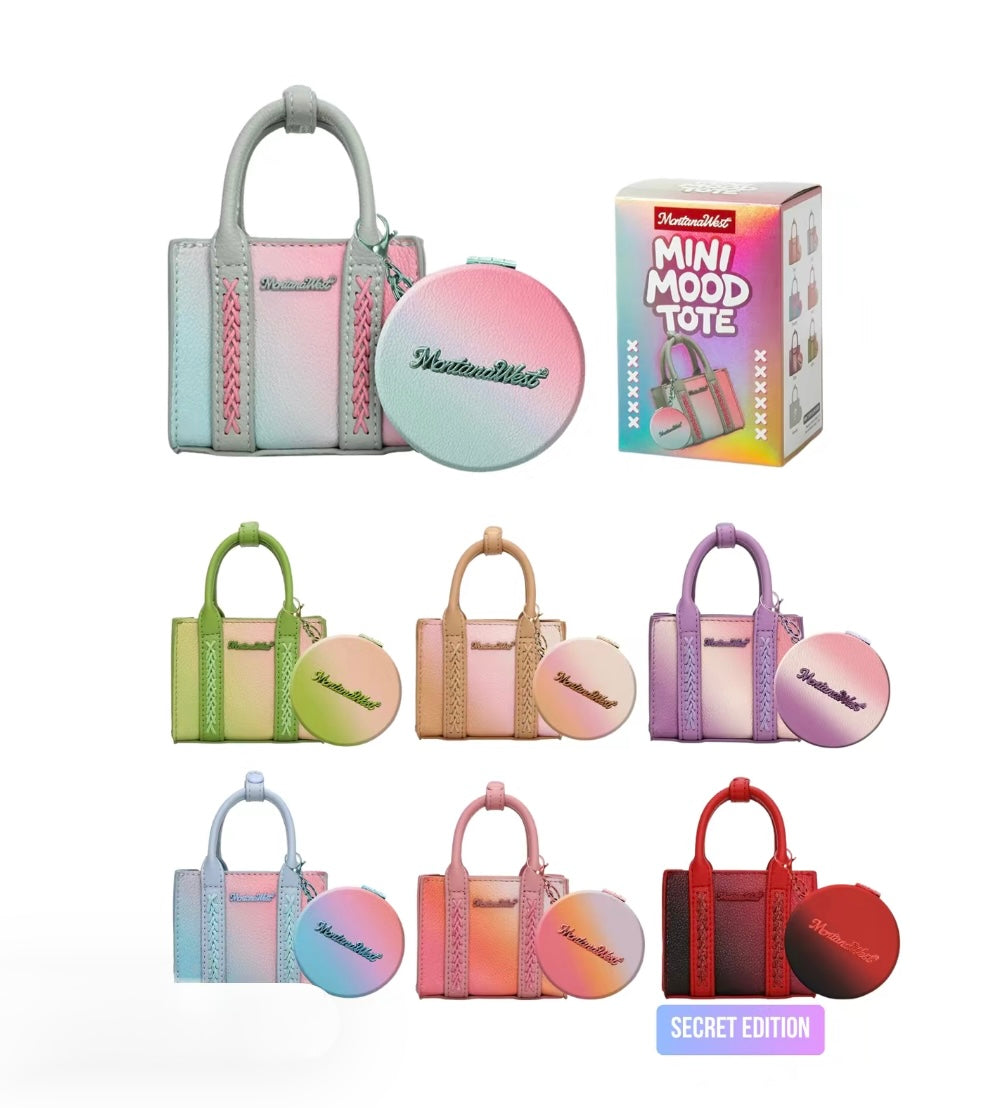 Montana West Super Fun Mood Blind Bags with Mini tote and Compact mirror