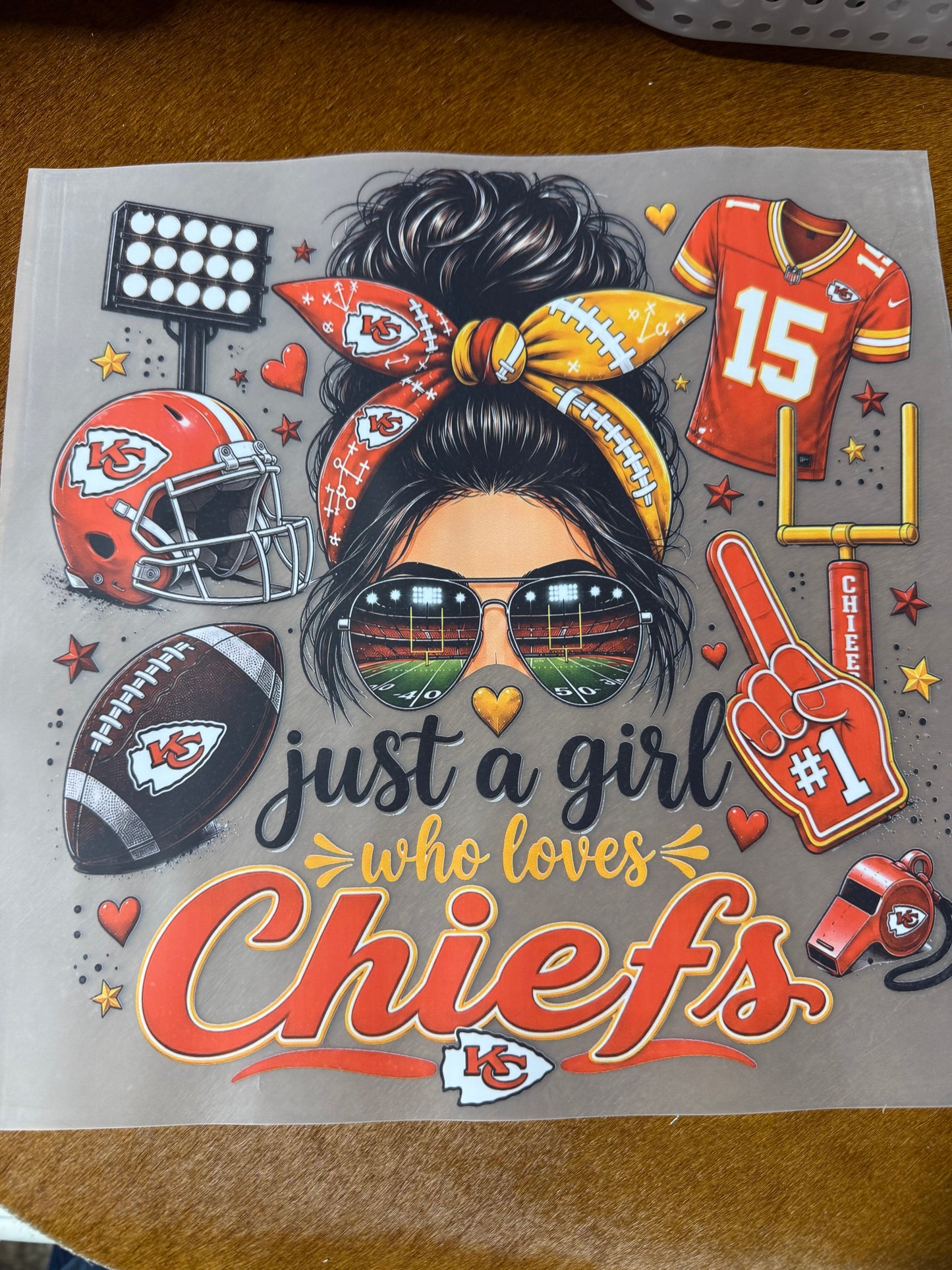 ALL TEAMS Adult DTF Not Sold Separately Just A Girl Who Loves Football ALL TEAMS