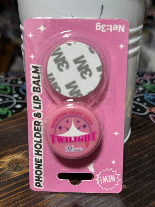 Phone Pop socket that looks like a soda Bottle cap with Lip Balm!!