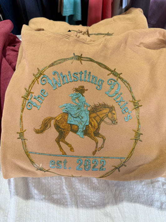 The Most Voted For New Whistling Dixie Logo on a Hoodie