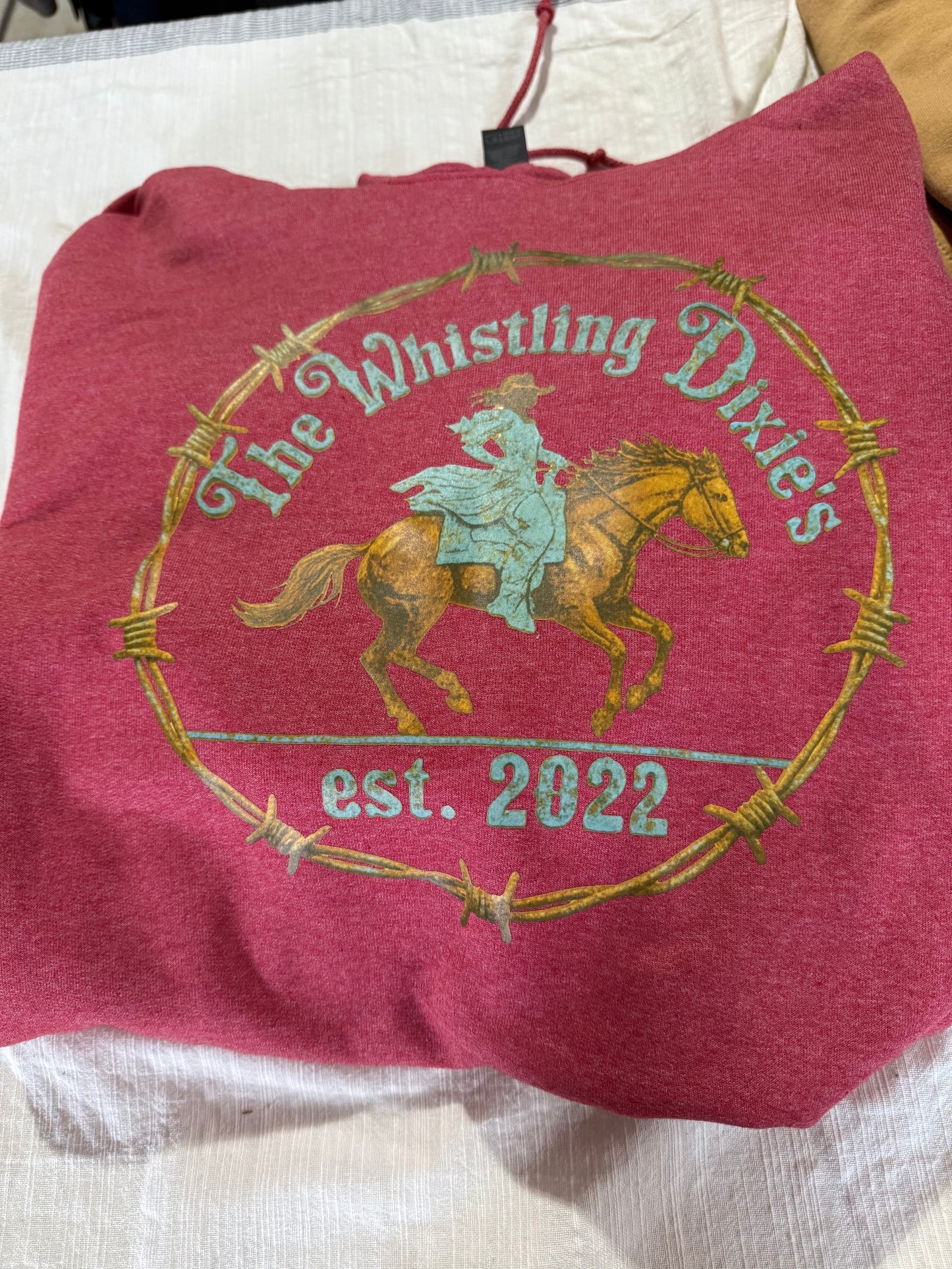 The Most Voted For New Whistling Dixie Logo on a Hoodie