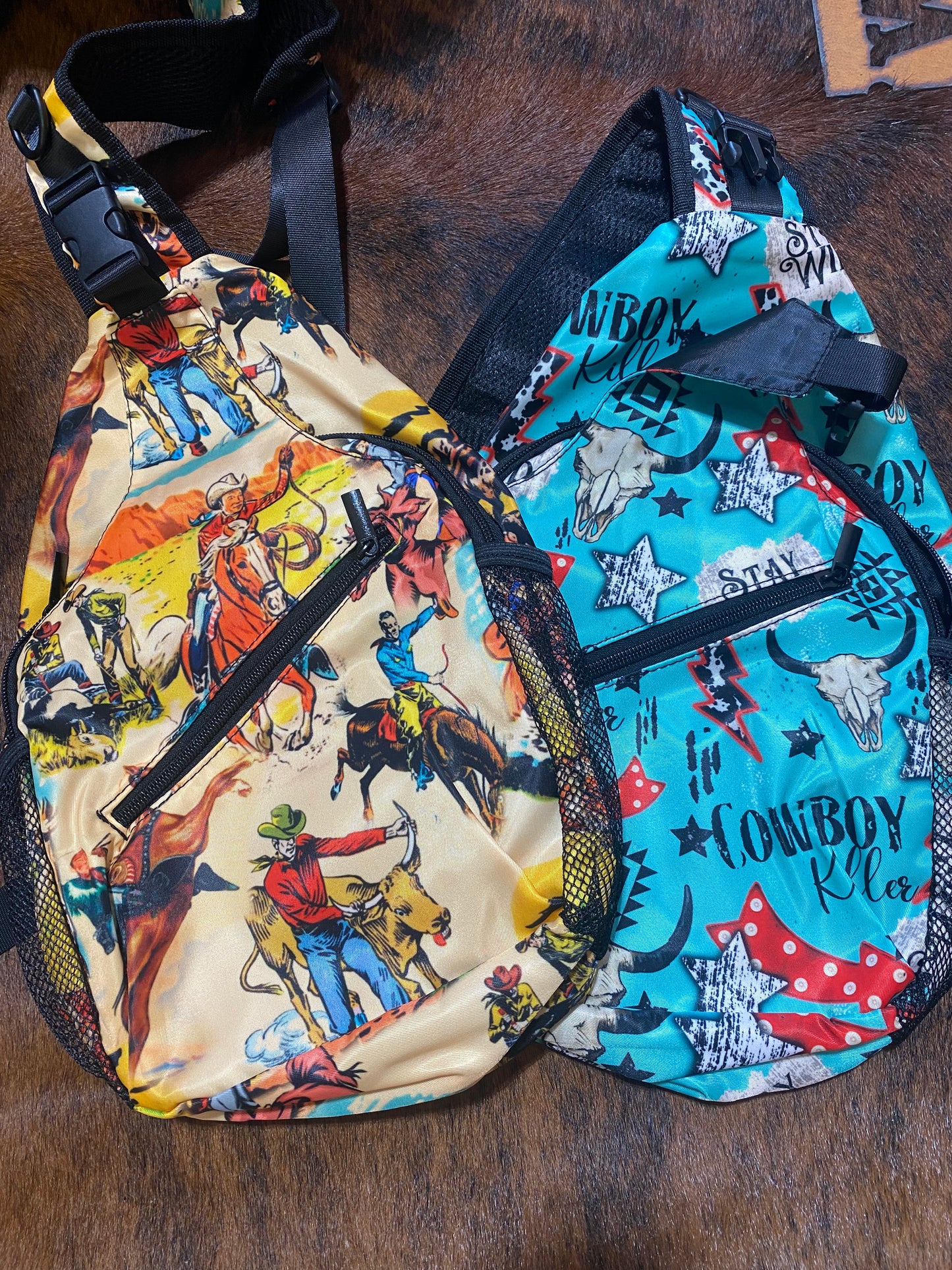 Super cute Western Print Slings or Crossbody