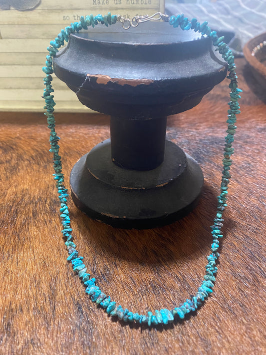 16 Inch turquoise Necklace (Will work great with one of our pendants )