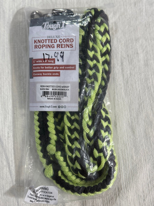 Tough 1 Knotten Cord Roping Reins