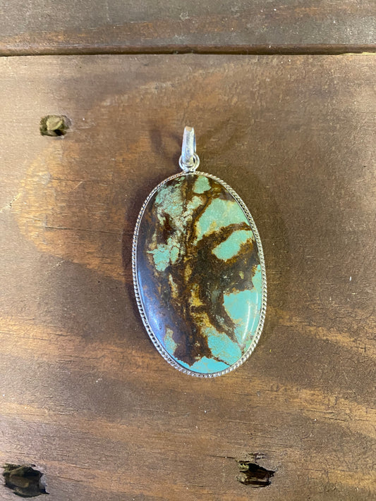 Turquoise 925 Sterling Silver Pendant