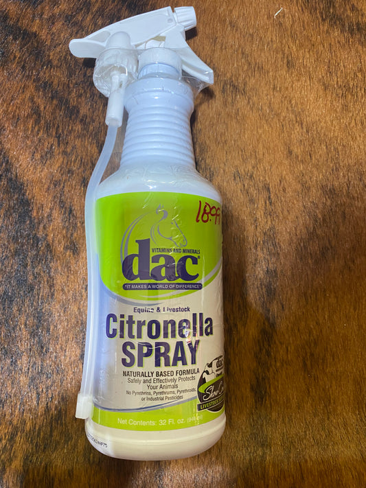 Dac  Citronella Equine and Livestock Fly spray
