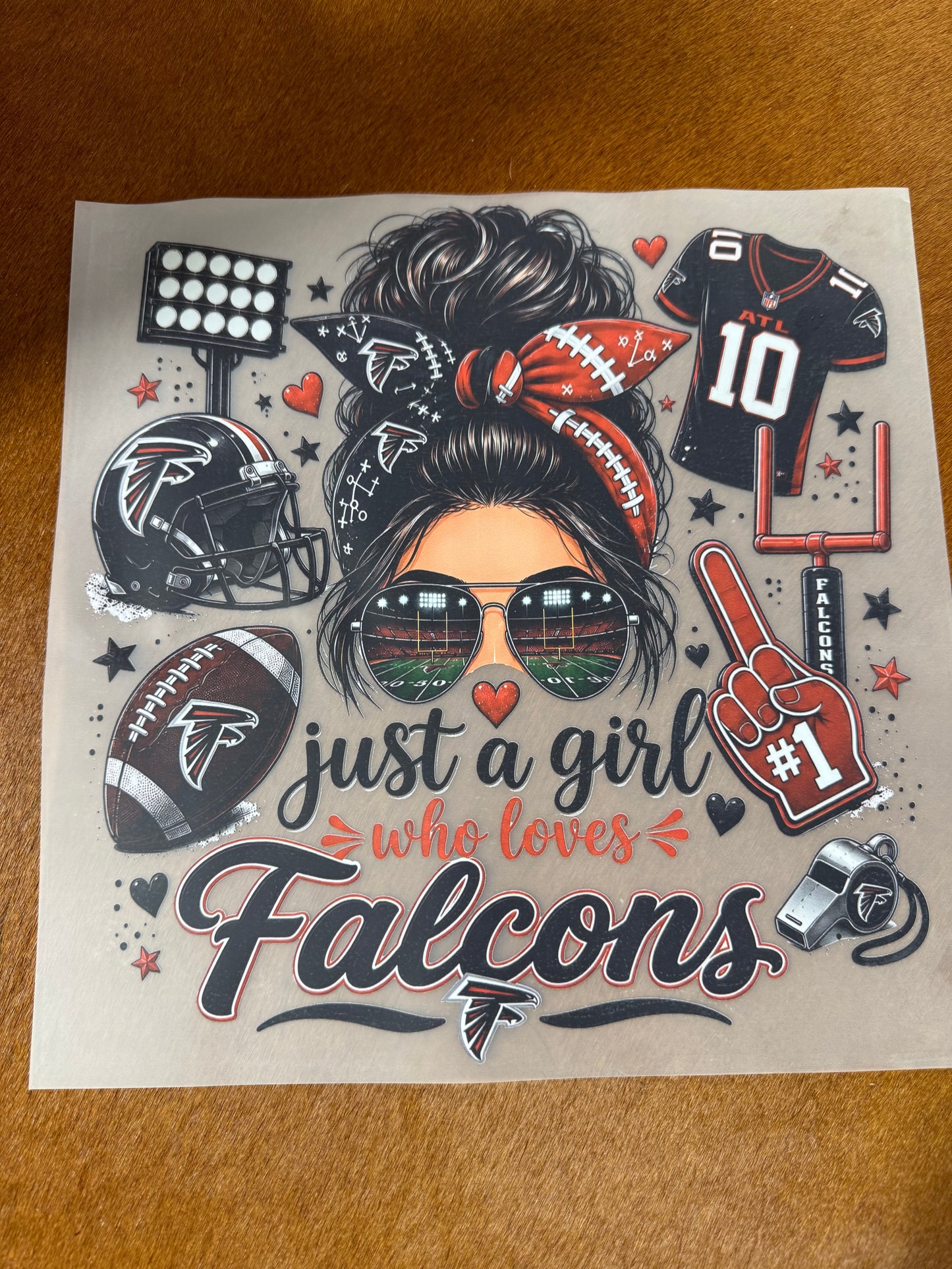 ALL TEAMS Adult DTF Not Sold Separately Just A Girl Who Loves Football ALL TEAMS