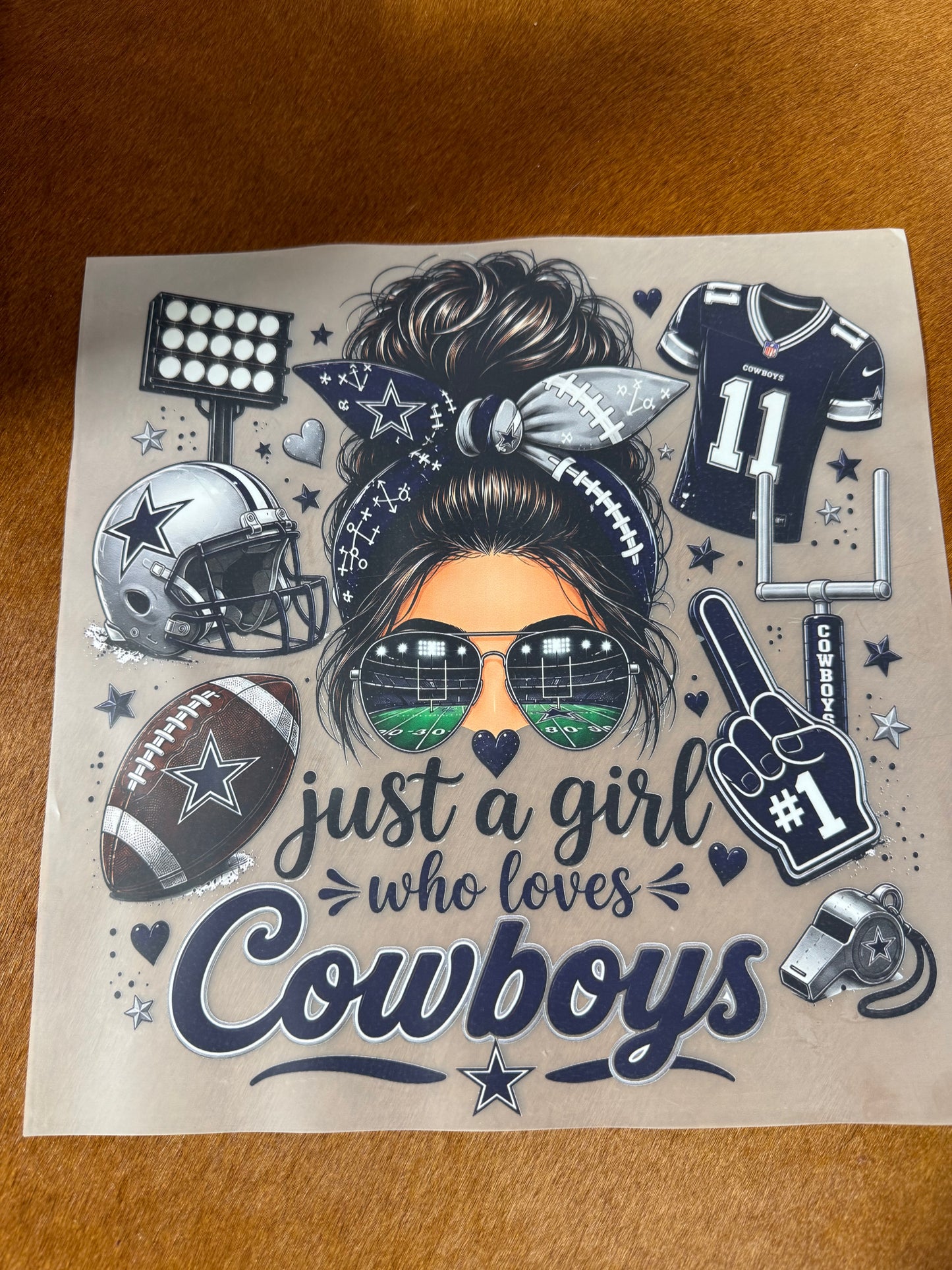 ALL TEAMS Adult DTF Not Sold Separately Just A Girl Who Loves Football ALL TEAMS