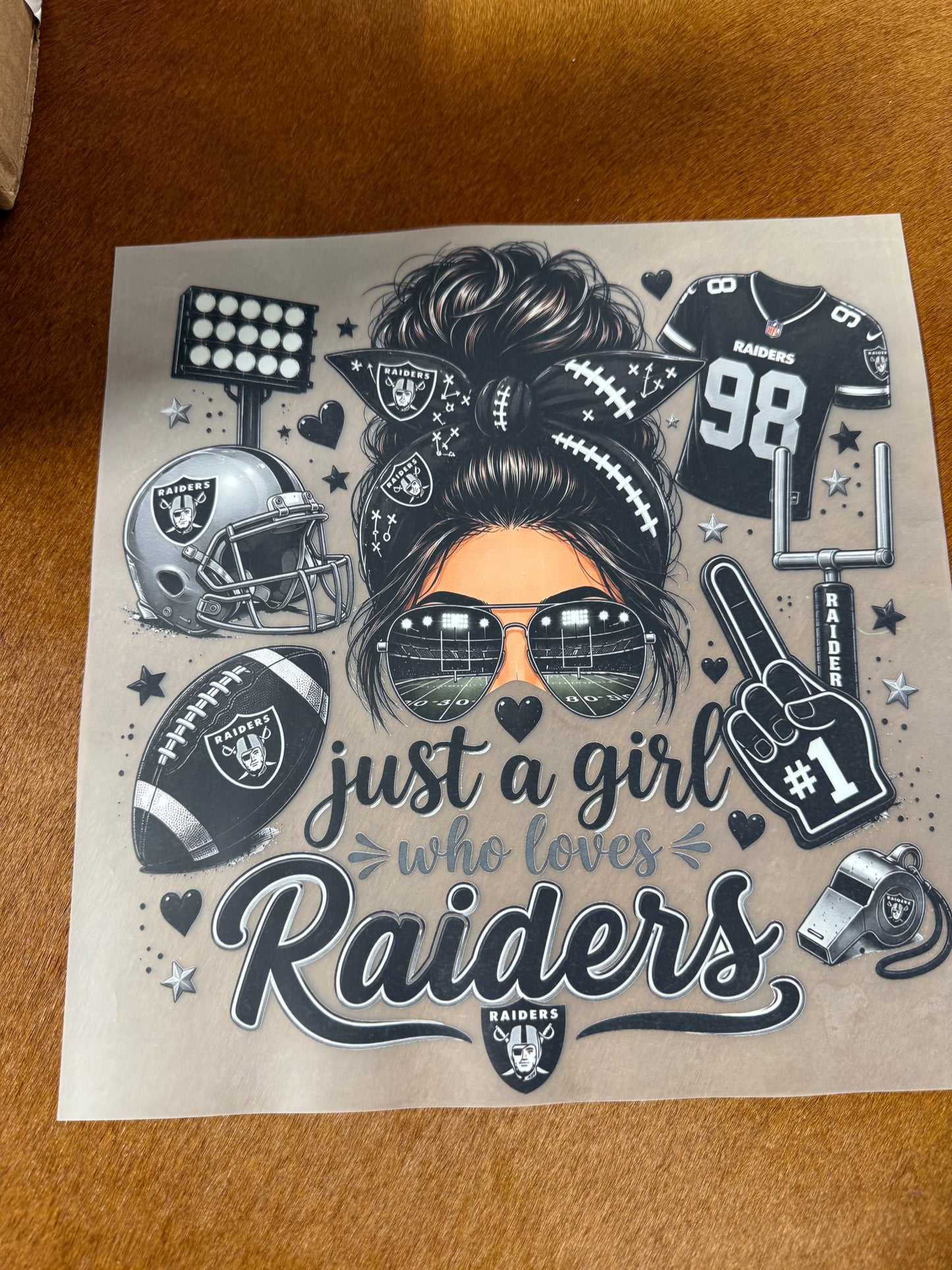 ALL TEAMS Adult DTF Not Sold Separately Just A Girl Who Loves Football ALL TEAMS