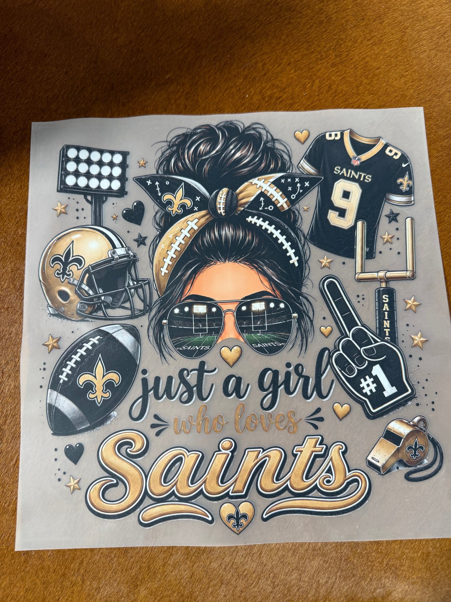 ALL TEAMS Adult DTF Not Sold Separately Just A Girl Who Loves Football ALL TEAMS