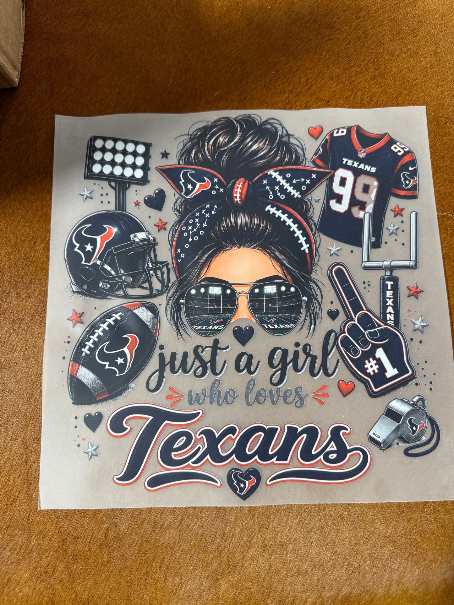 ALL TEAMS Adult DTF Not Sold Separately Just A Girl Who Loves Football ALL TEAMS