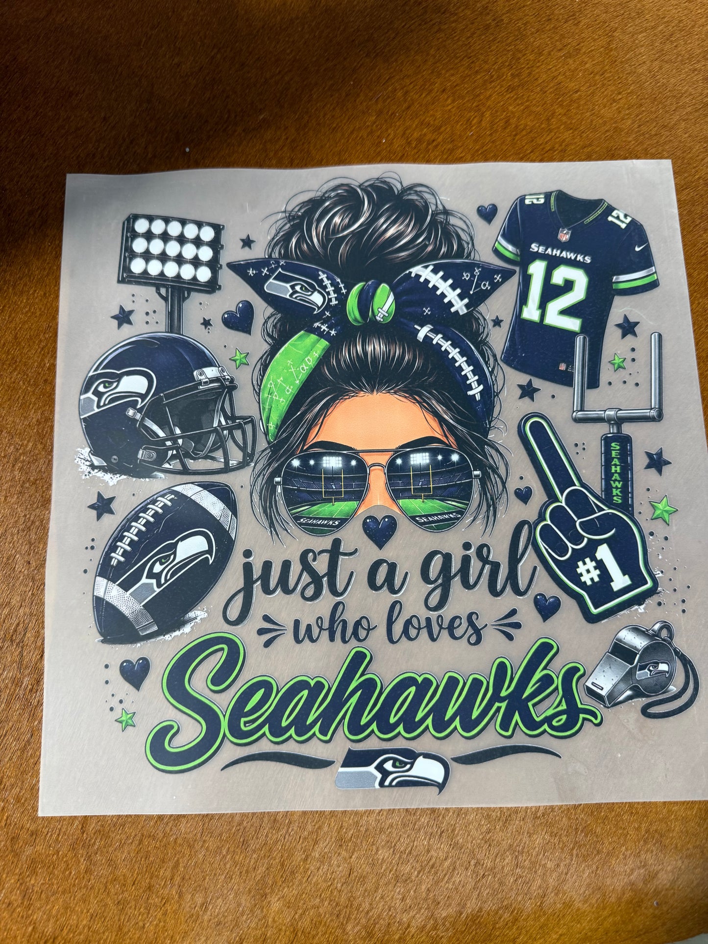 ALL TEAMS Adult DTF Not Sold Separately Just A Girl Who Loves Football ALL TEAMS