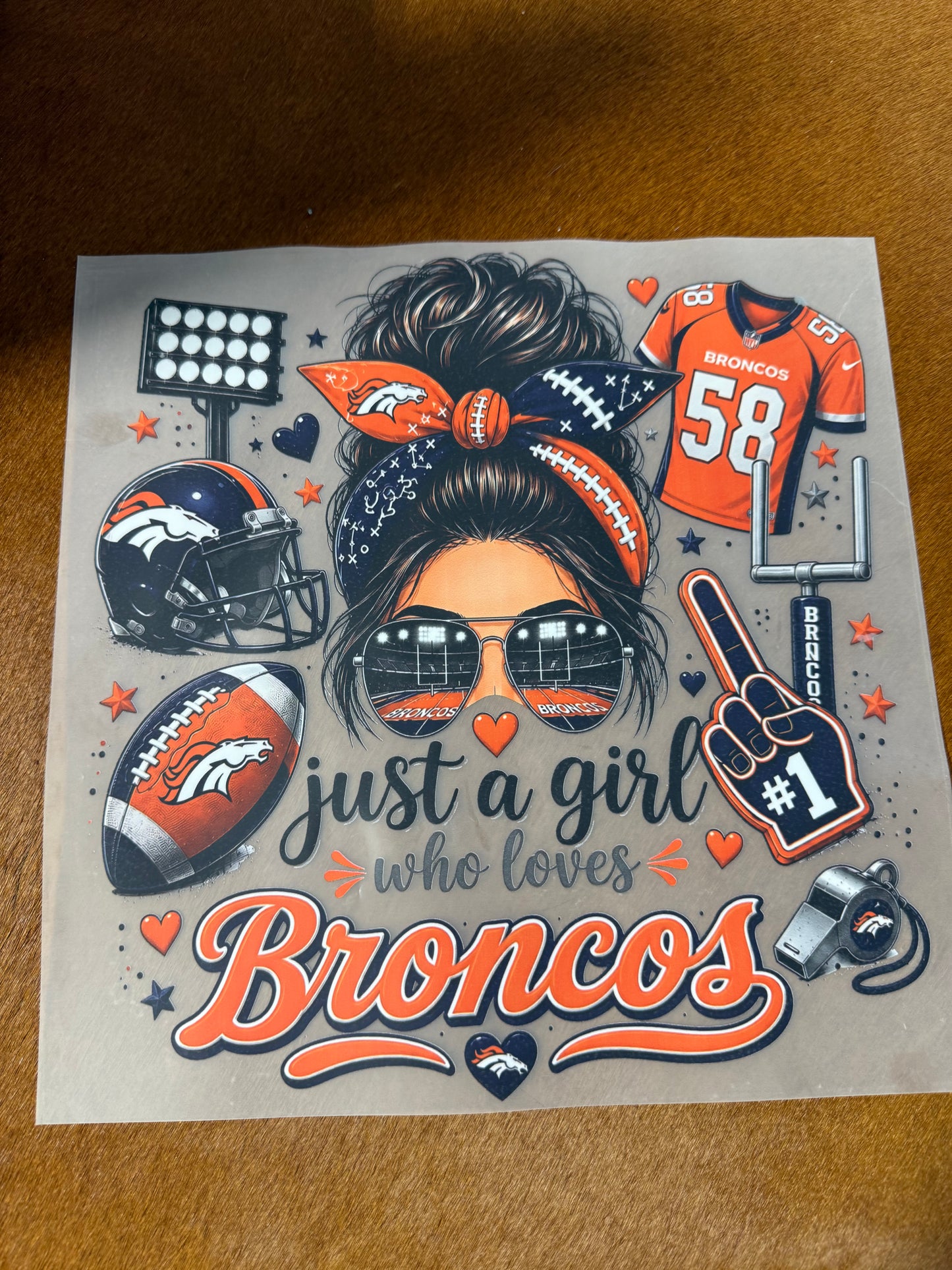 ALL TEAMS Adult DTF Not Sold Separately Just A Girl Who Loves Football ALL TEAMS