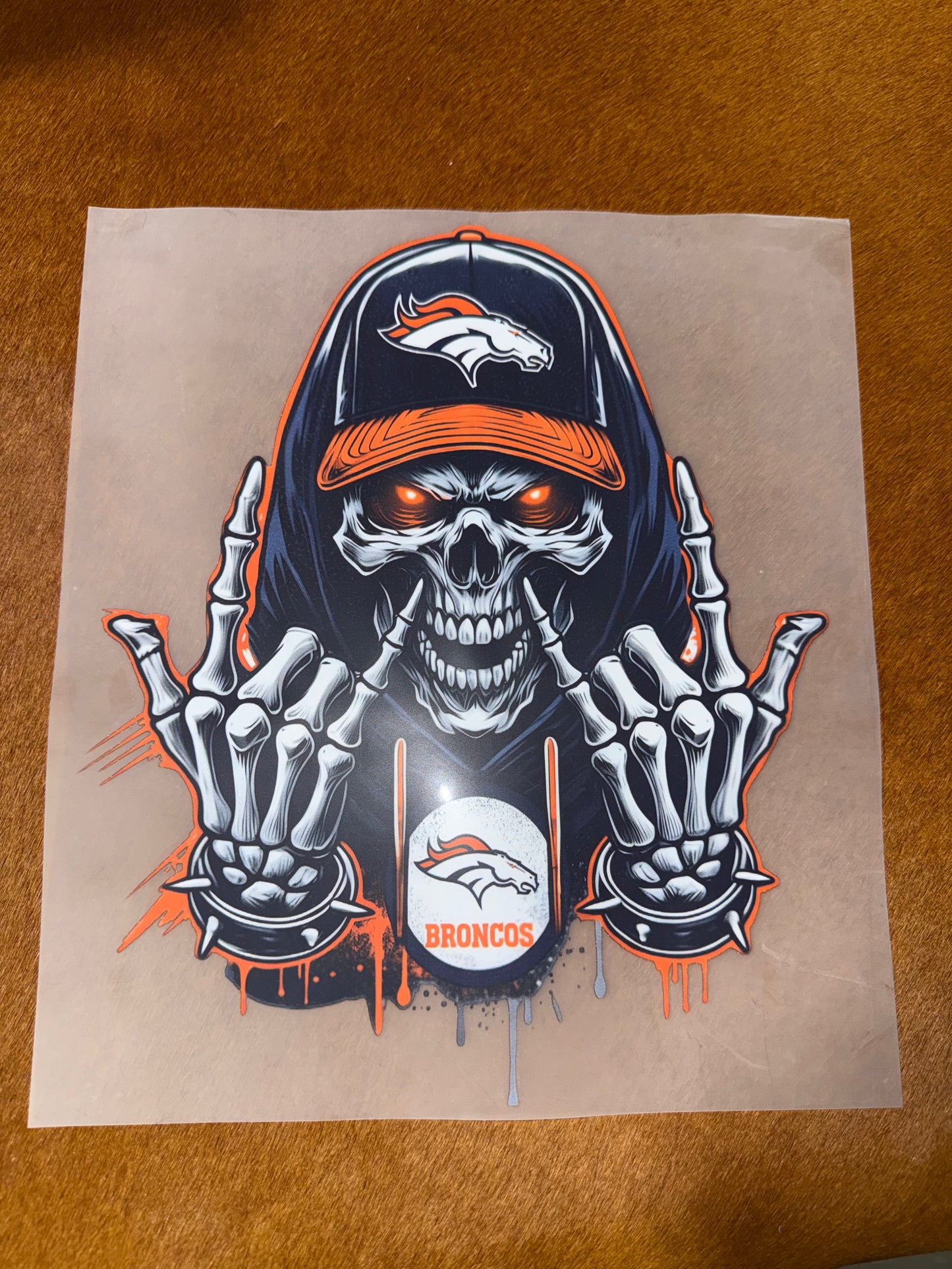 NFL SKULL TEAMS  DTF (DTF NOT SOLD SEPERATLY )