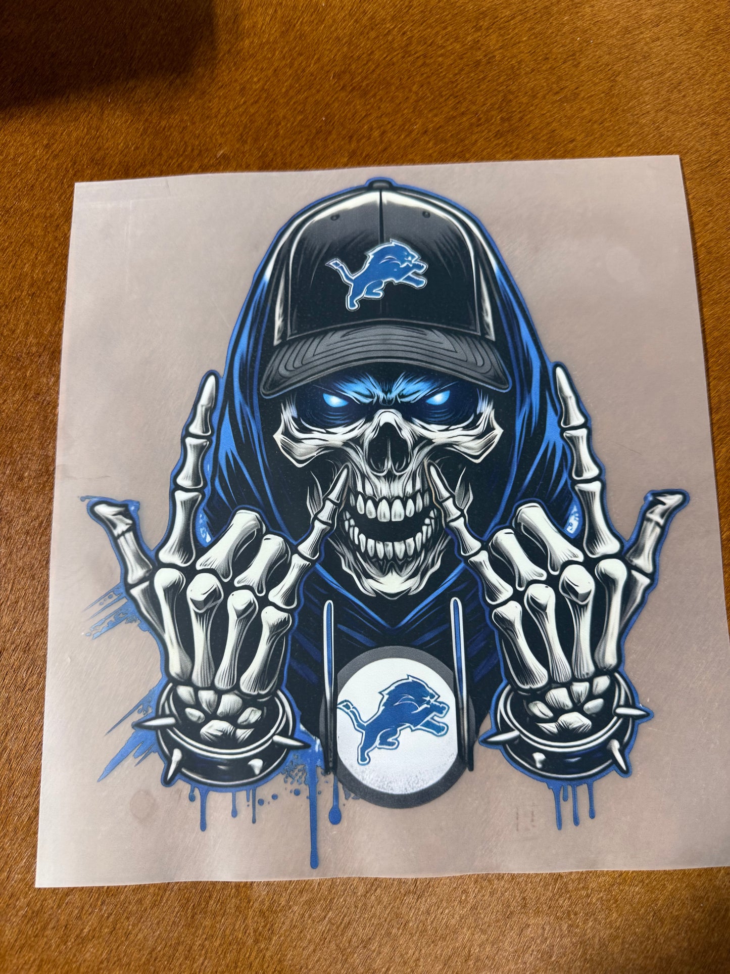 NFL SKULL TEAMS  DTF (DTF NOT SOLD SEPERATLY )