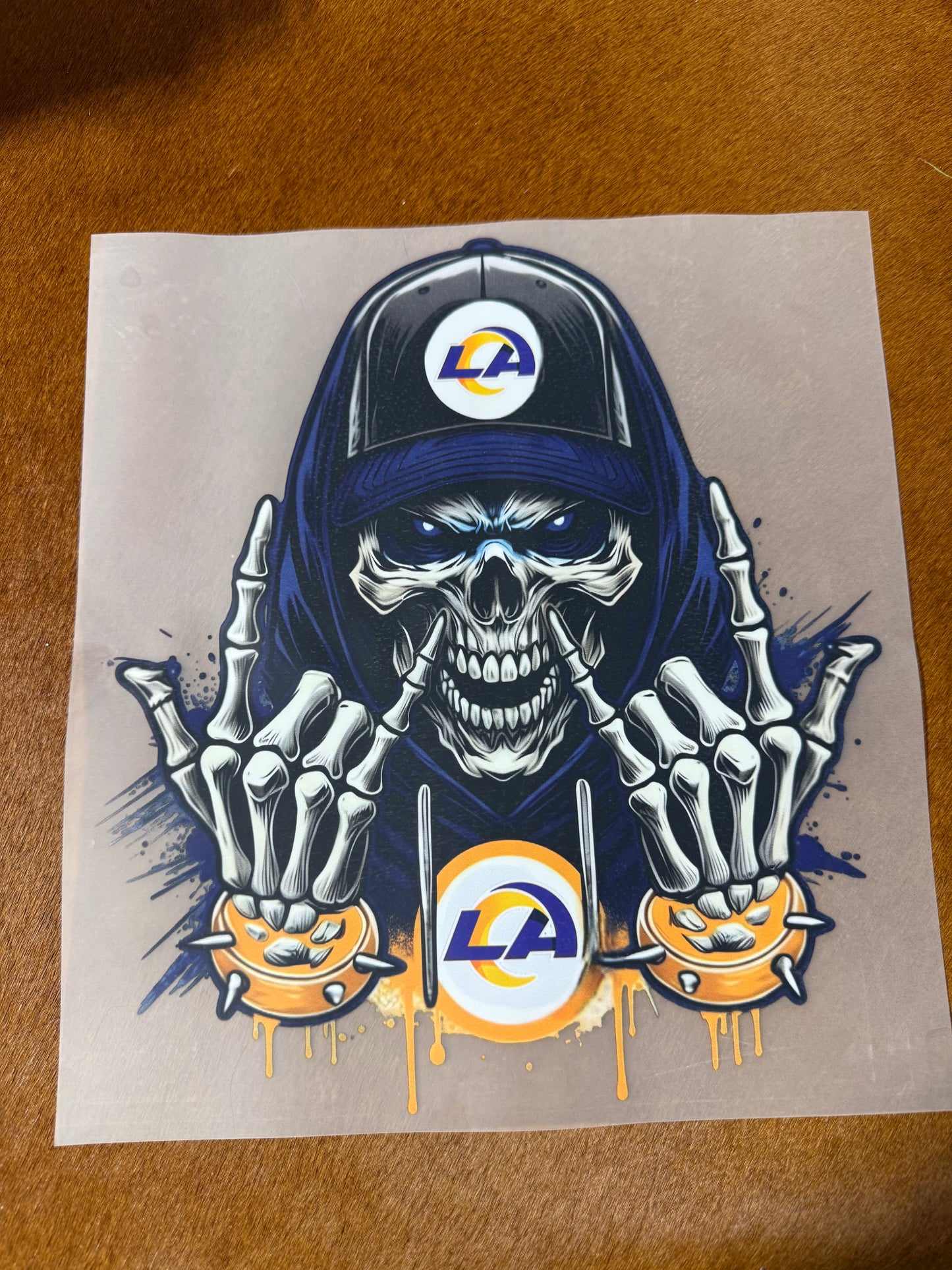NFL SKULL TEAMS  DTF (DTF NOT SOLD SEPERATLY )
