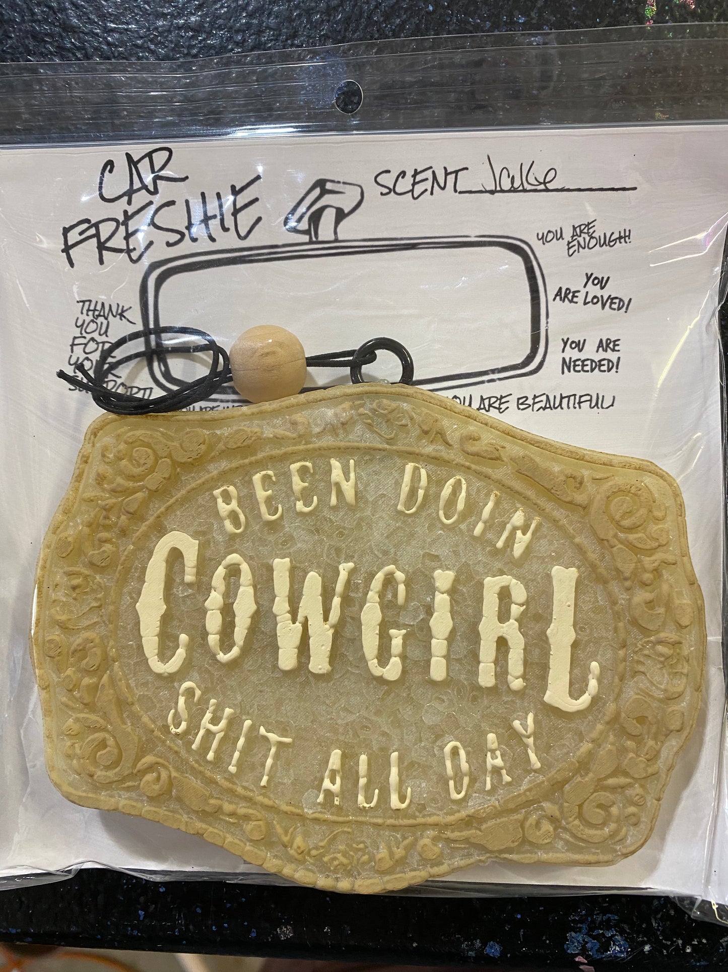 Cowgirl Buckle Freshie