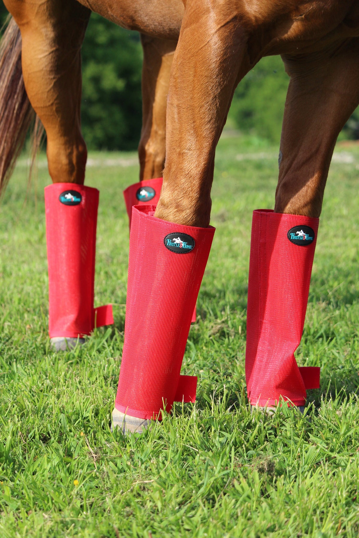 Red Stomp Stopper Fly Boots
