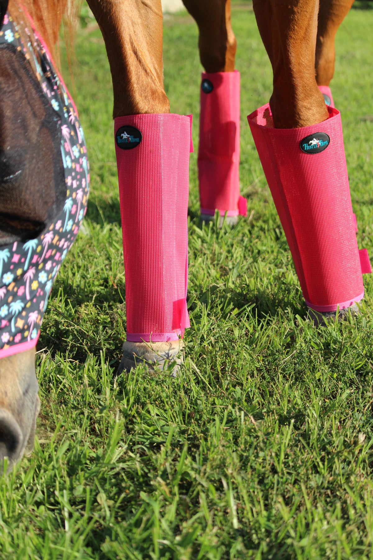 Raspberry Pink Stomp Stopper Fly Boots