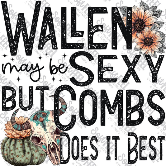 Combs Does it Best - Music / Country Western - Direct To Film Transfer / DTF - Heat Press Clothing Transfer