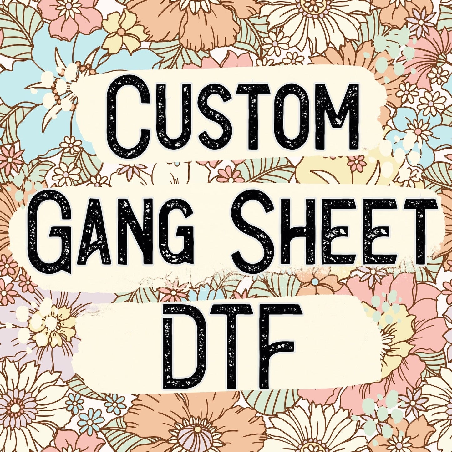 Custom Gang Sheet Printed - UPLOAD YOUR OWN SHEET - Direct To Film Transfer / DTF