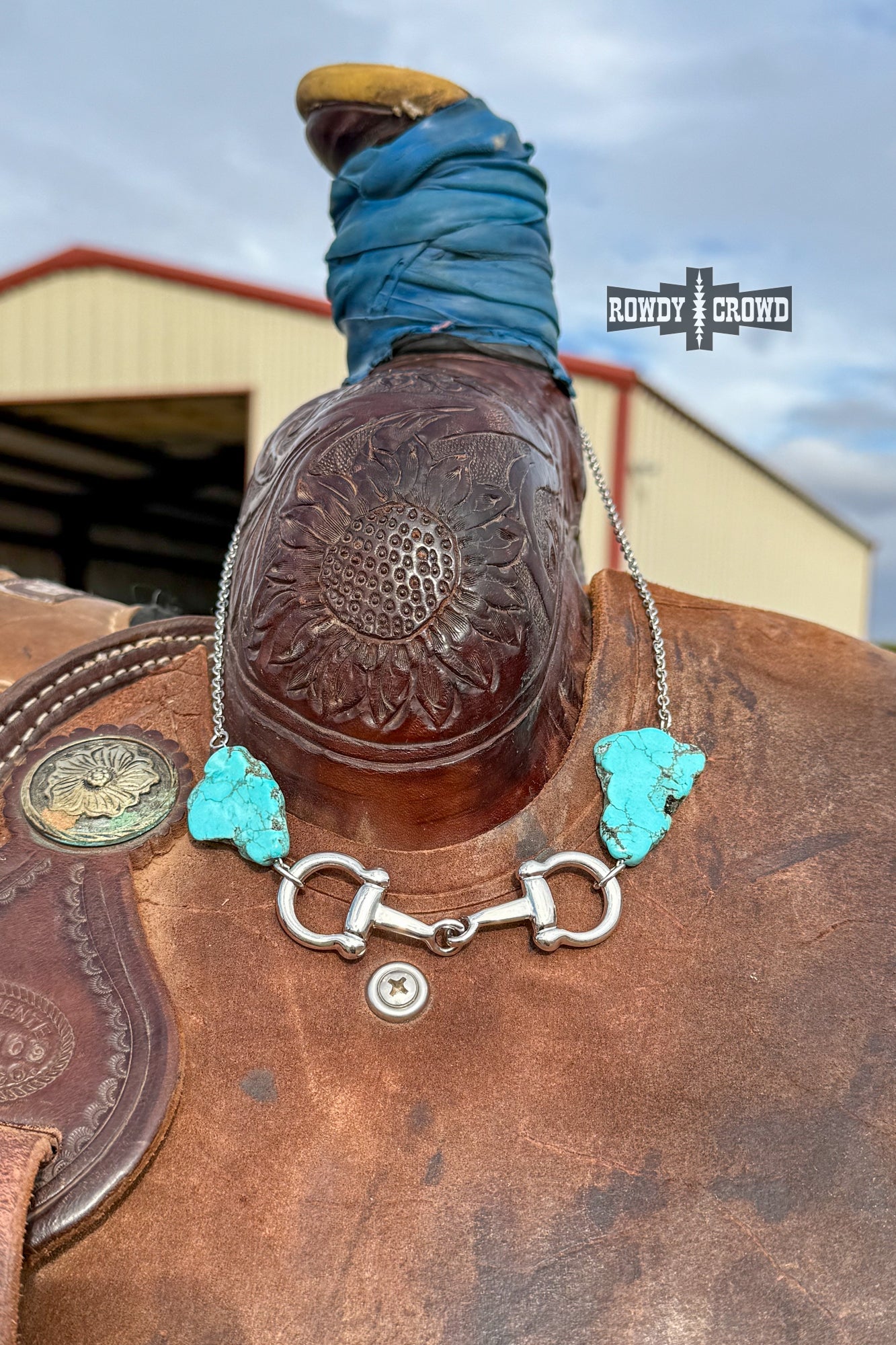 Turquoise Bit Necklace