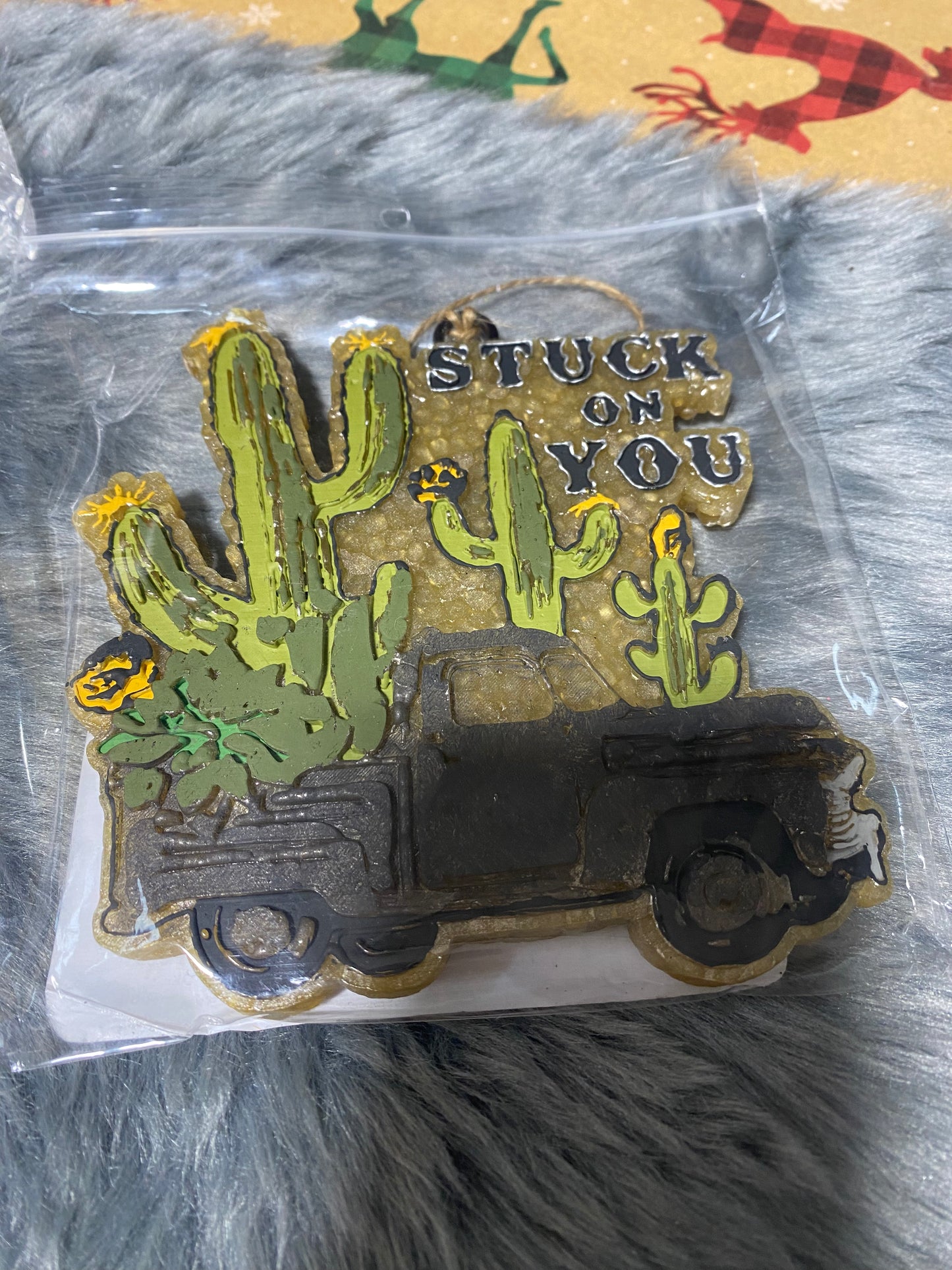 Stuck on You Cactus and Ole Truck Freshie