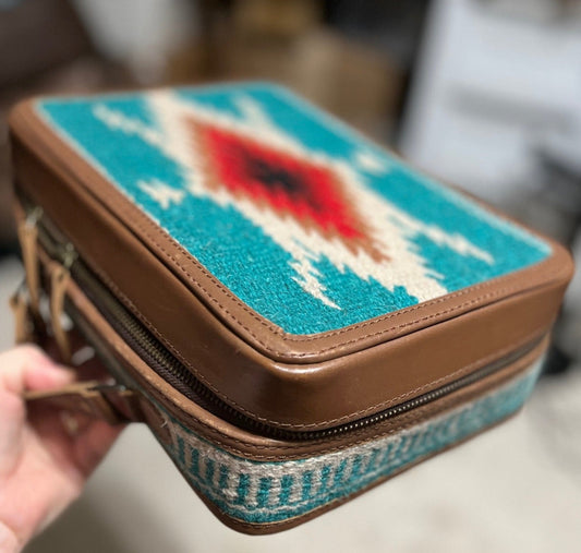 Saddle Bag Western Inspired Jewelry Travel Storage Box