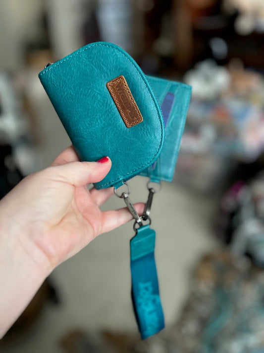Wrangler Southwestern Dual Pouch Wristlet