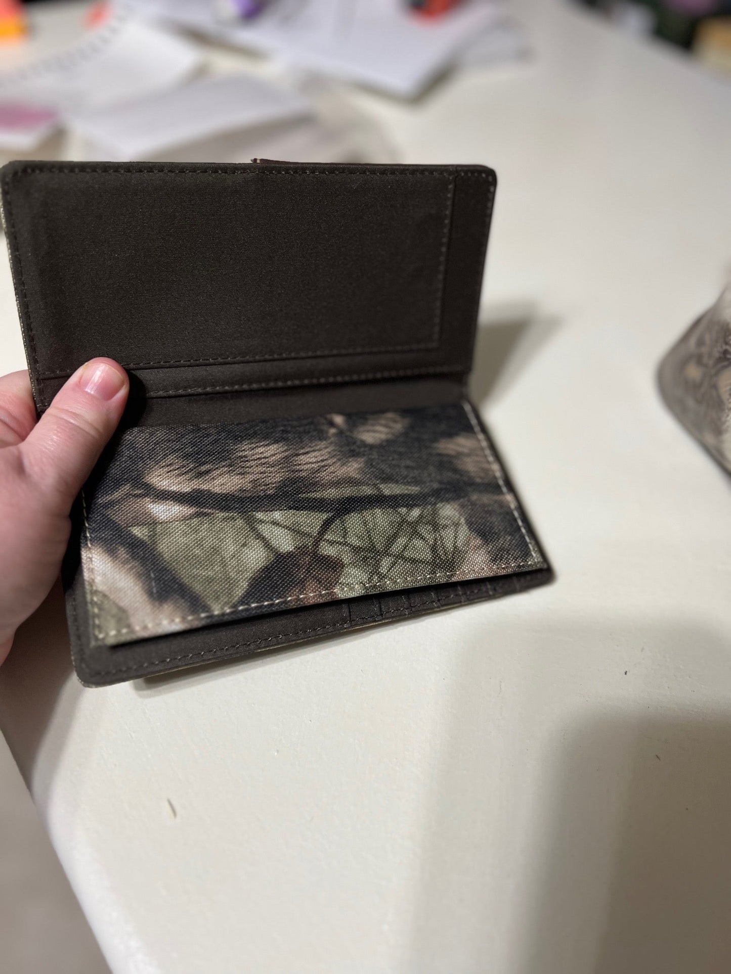 Montana West Camo Print Checkbook Cover Wallet